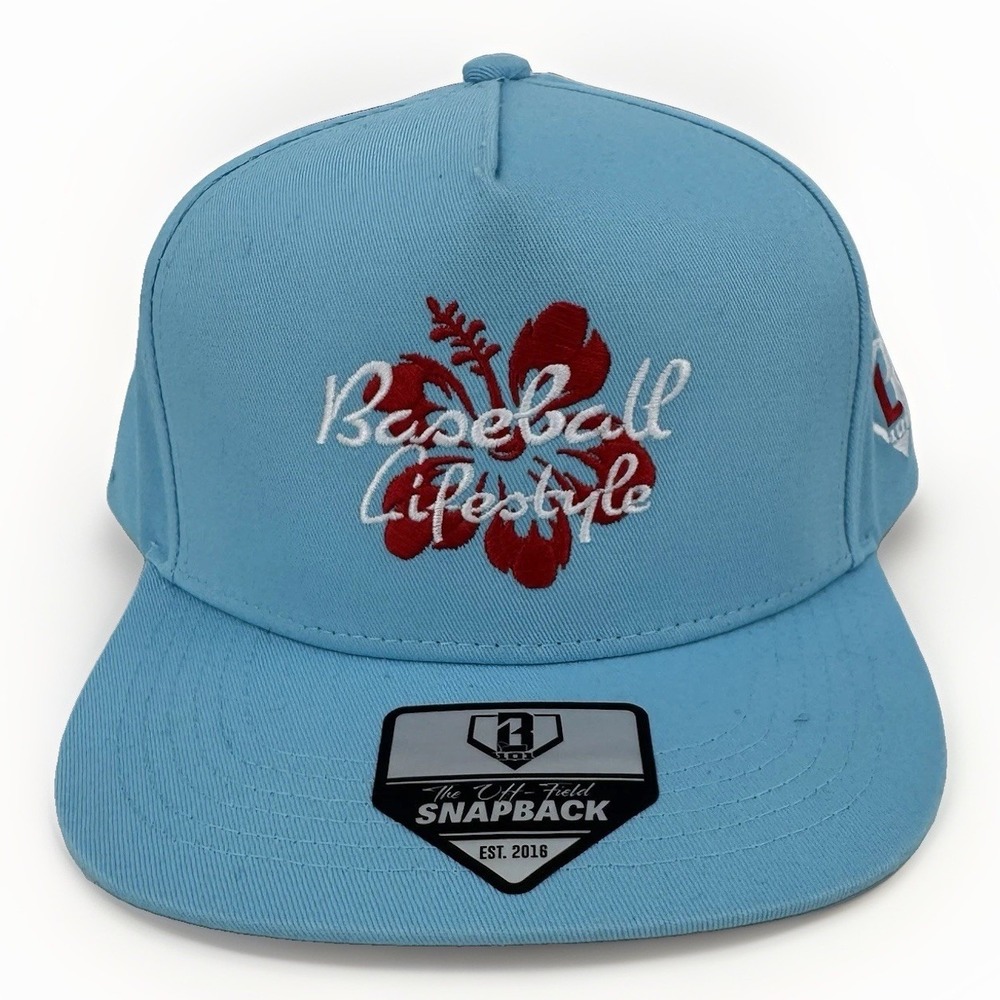 Baseball Lifestyle 101 Youth Boys' Baseball Beach Club Snapback Hat - Adjustable